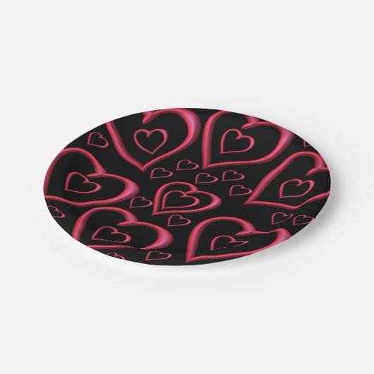 Valentinstag der Teller (Schrägansicht)