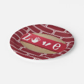 Valentinstag der Teller (Schrägansicht)