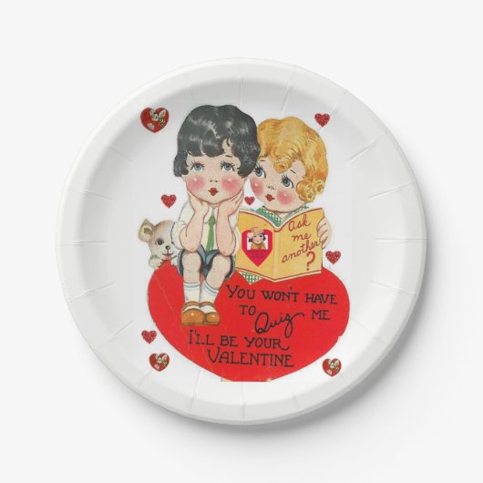 Valentinstag der Teller (Vorderseite)