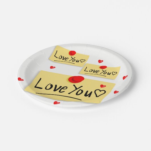 Valentinstag der Teller (Schrägansicht)
