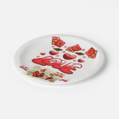 Valentinstag der Teller (Schrägansicht)