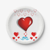 Valentinstag der Teller (Vorderseite)