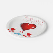 Valentinstag der Teller (Schrägansicht)