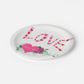 Valentinstag der Teller (Schrägansicht)