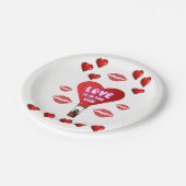 Valentinstag der Teller (Schrägansicht)