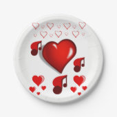 Valentinstag der Teller (Vorderseite)