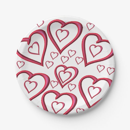 Valentinstag der Teller (Vorderseite)