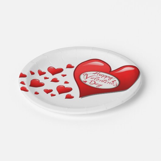 Valentinstag der Teller (Schrägansicht)