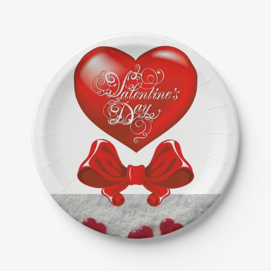 Valentinstag der Teller (Vorderseite)