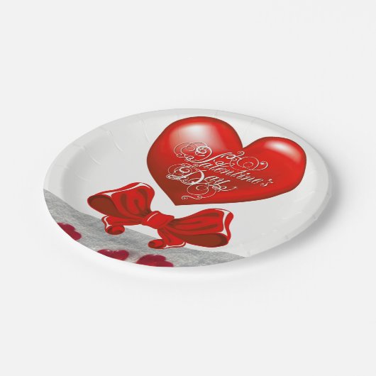 Valentinstag der Teller (Schrägansicht)