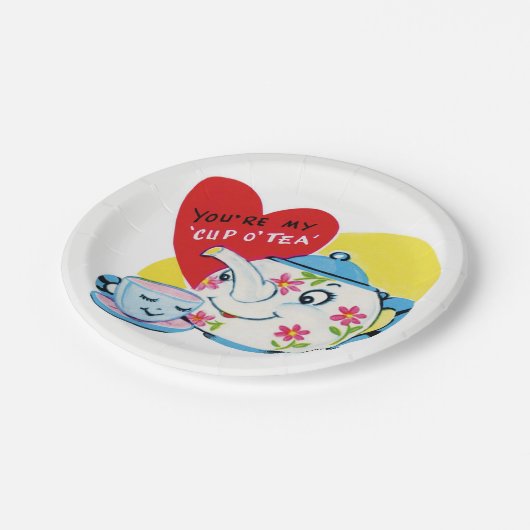 Valentinstag der Teller (Schrägansicht)