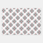 Valentinstag der Typografie Geschenkpapier Set (Vorderseite 2)