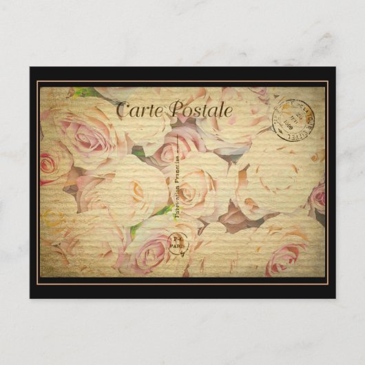 Valentinstag der Vintagen Postkarte (Vorderseite)