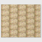 Valentinstag der Vintagen Postkarte Geschenkpapier (Flach)