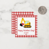 Valentinstag des Ausgrabens Mitteilungskarte (Vorderseite/Rückseite Beispiel)