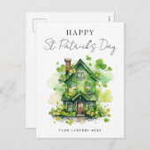 Valentinstag des Classy Real Anwesen Feiertagspostkarte (Vorne/Hinten)