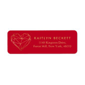 Valentinstag des geometrischen Herzens (Vorne)