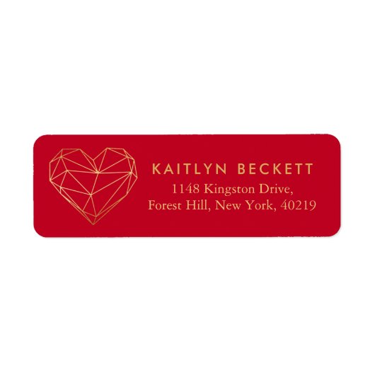 Valentinstag des geometrischen Herzens (Vorne)