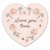 Valentinstag des Herzblutes Aufkleber (Vorderseite)