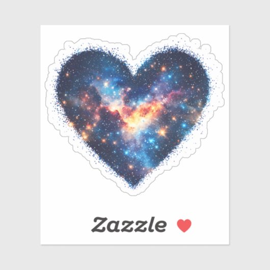 Valentinstag des Herzens Aufkleber (Blatt)