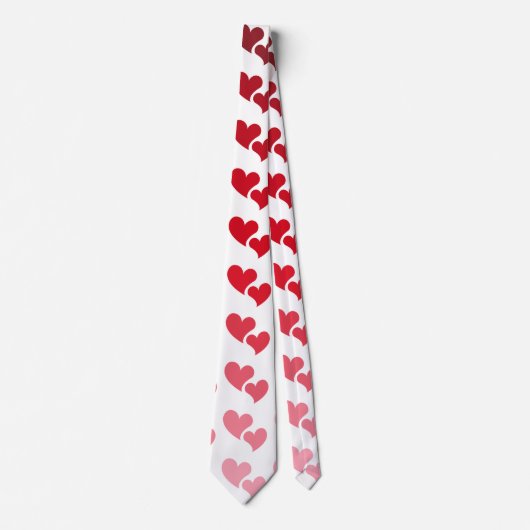 Valentinstag des Herzens Krawatte (Vorderseite)