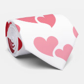 Valentinstag des Herzens Krawatte (Gerollt)