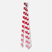 Valentinstag des Herzens Krawatte (Rückseite)