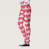 Valentinstag des Herzens Leggings (Links)