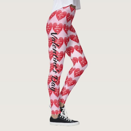 Valentinstag des Herzens Leggings (Rechts)
