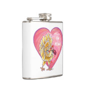 Valentinstag des Hühners Flachmann (Rechts)