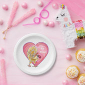 Valentinstag des Hühners Pappteller (Party)