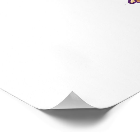 Valentinstag des Hühners Poster (Ecke)