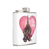 Valentinstag des Hundes Flachmann (Rechts)