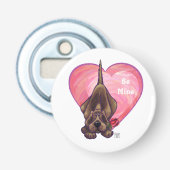 Valentinstag des Hundes Flaschenöffner (Vorderseite)