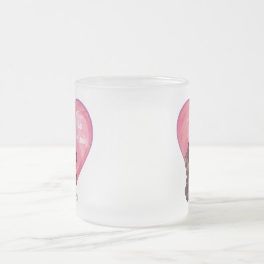 Valentinstag des Hundes Mattglastasse (Mittel)
