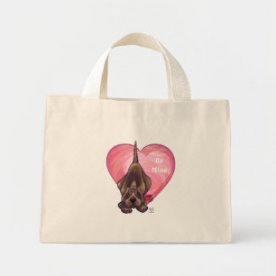 Valentinstag des Hundes Mini Stoffbeutel