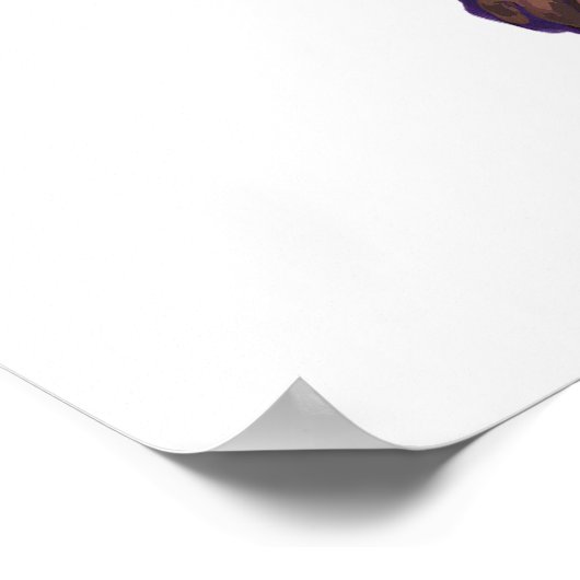 Valentinstag des Hundes Poster (Ecke)