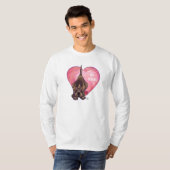 Valentinstag des Hundes T-Shirt (Vorne ganz)