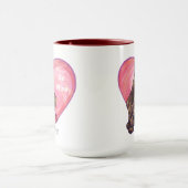 Valentinstag des Hundes Tasse (Zentrum)
