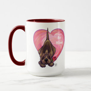 Valentinstag des Hundes Tasse