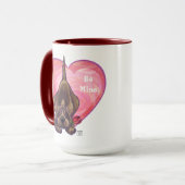Valentinstag des Hundes Tasse (Vorderseite Links)