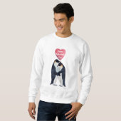 Valentinstag des Kaisers Pinguins Sweatshirt (Vorne ganz)