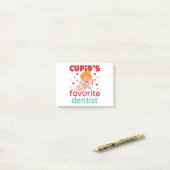 Valentinstag des Lieblings-Zahnarztes Post-it Klebezettel (Auf Schreibtisch)