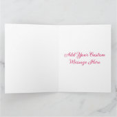 Valentinstag des magischen Einhorns Karte (Innenseite)