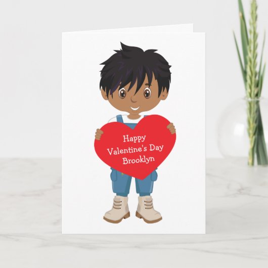 Valentinstag des Multikulturalbocks Karte (Vorderseite)