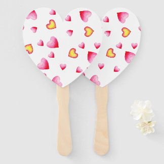 Valentinstag des Niedlichen Herzens Fächer