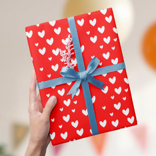 Valentinstag des niedlichen Roten Herzens Geschenkpapier