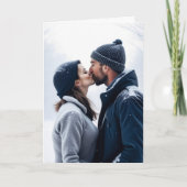 Valentinstag des personalisierten Fotos Karte (Vorderseite)