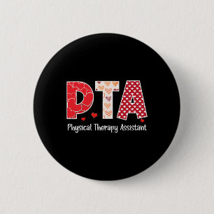 Valentinstag des Physikalischen Therapieassistente Button