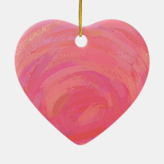 Valentinstag des Polarbären Keramikornament (Hinten)